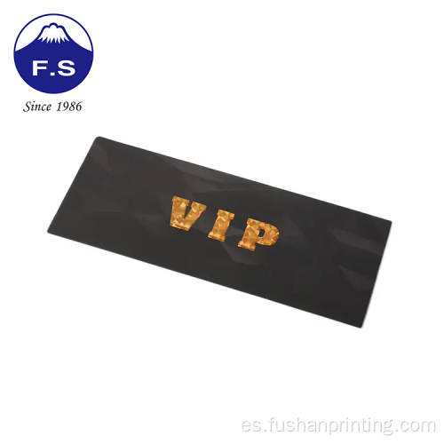 Tarjeta de invitación de boletos de admisión VIP de impresión VIP de diseño personalizado